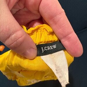 J.Crew Yellow Top